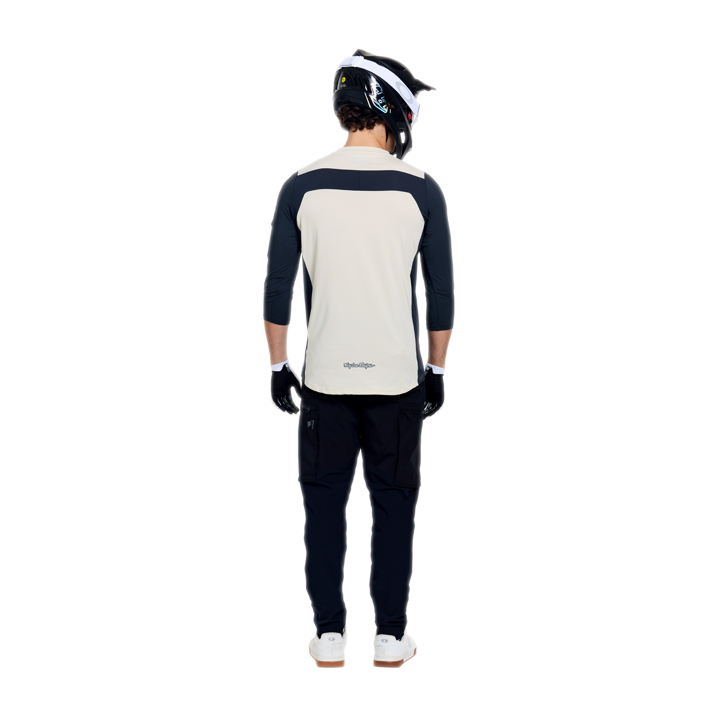 RUCKUS RIDE 3/4 TEE WINGS PUMICE