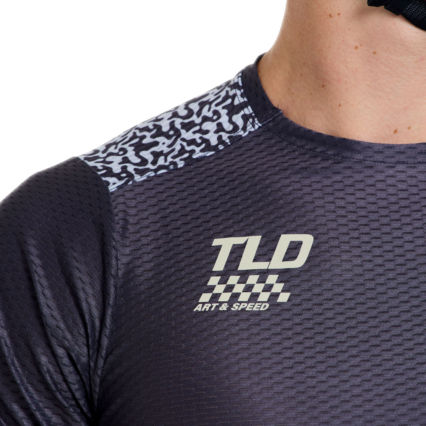 SKYLINE PRO AIR SHORT SLEEVE JERSEY RIDGELINE CARBON