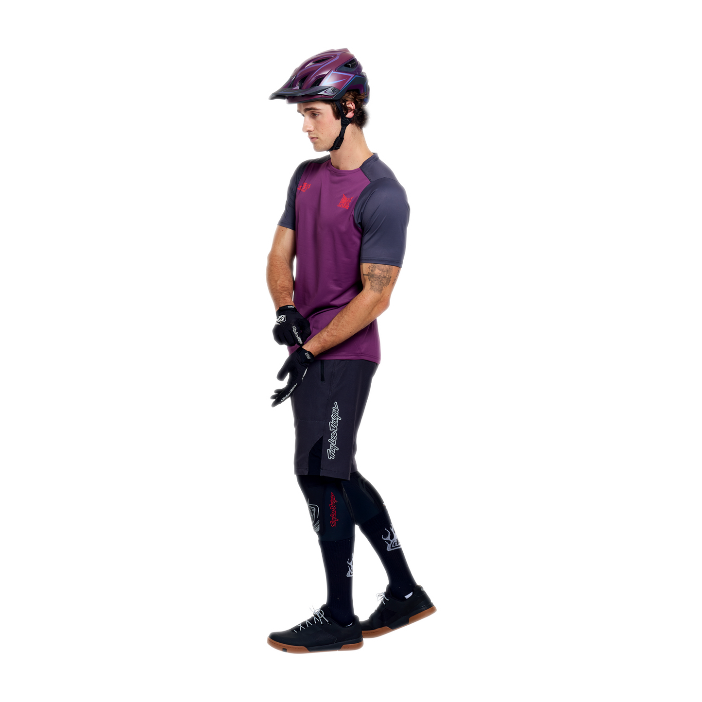 SKYLINE PRO SHORT SLEEVE JERSEY FANGS SANGRIA