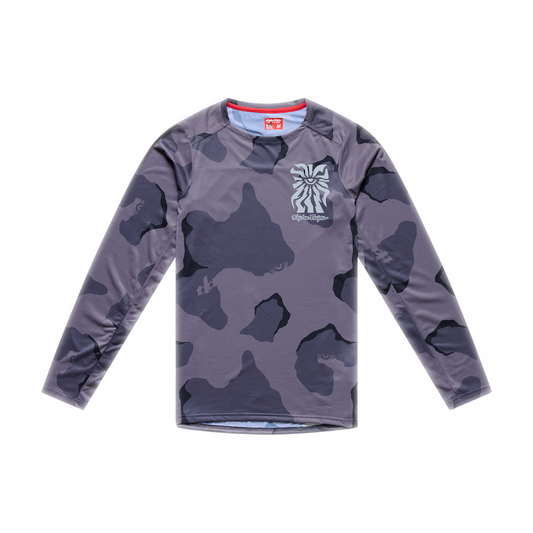 SKYLINE PRO LONG SLEEVE JERSEY FLOW CAMO CARBON