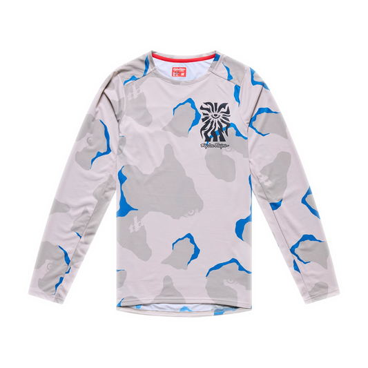 SKYLINE PRO LONG SLEEVE JERSEY FLOW CAMO PUMICE