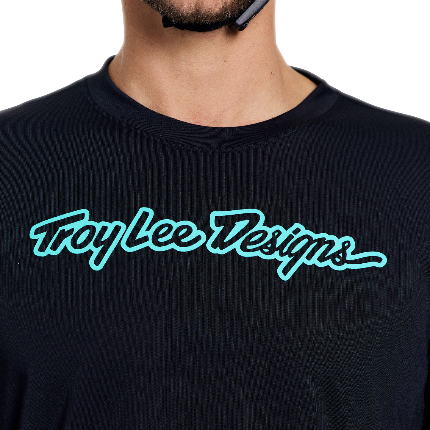 SKYLINE RIDE LONG SLEEVE TEE SIGNATURE BLACK / REAL TEAL