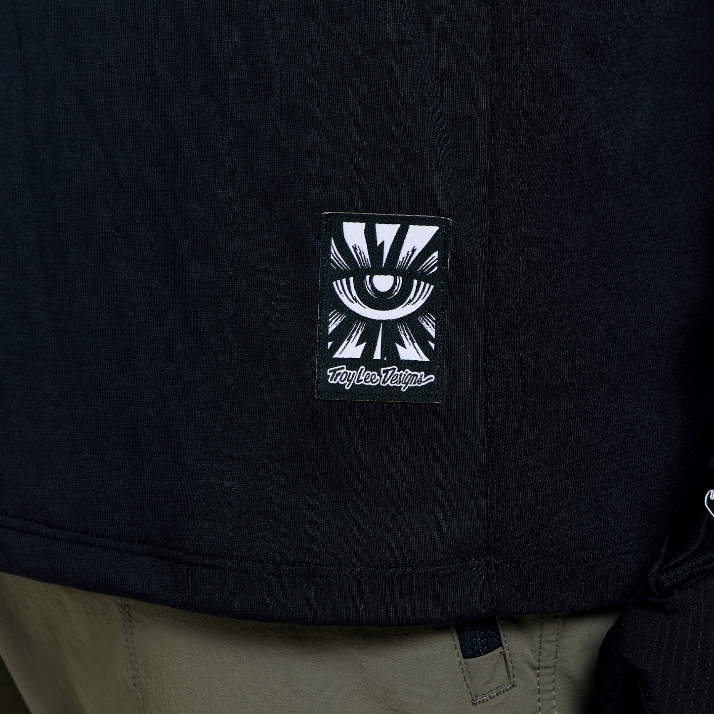 SKYLINE RIDE LONG SLEEVE TEE SIGNATURE BLACK / REAL TEAL