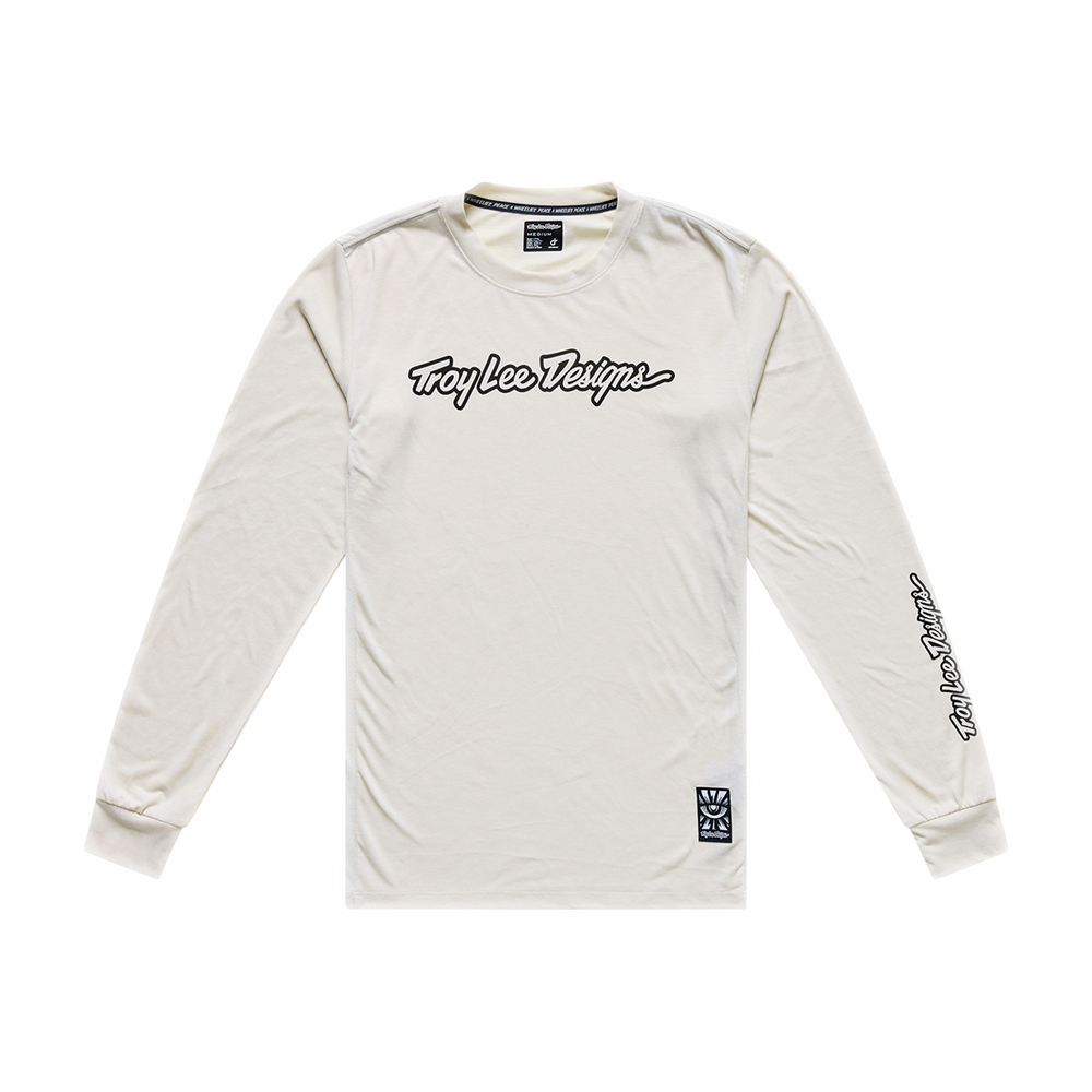 SKYLINE RIDE LONG SLEEVE TEE SIGNATURE PUMICE