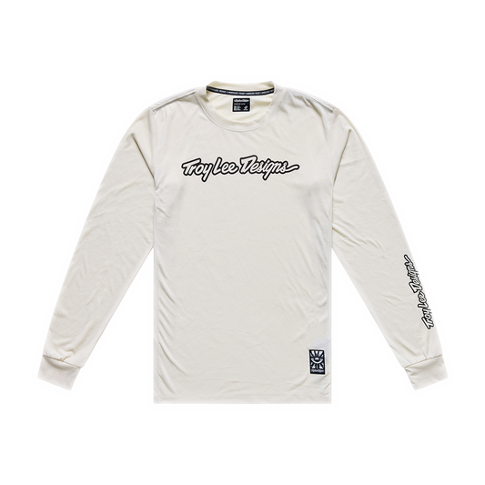 SKYLINE RIDE LONG SLEEVE TEE SIGNATURE PUMICE