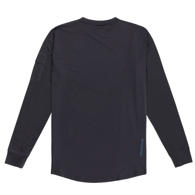 RUCKUS LONG SLEEVE RIDE TEE BURN OUT CARBON