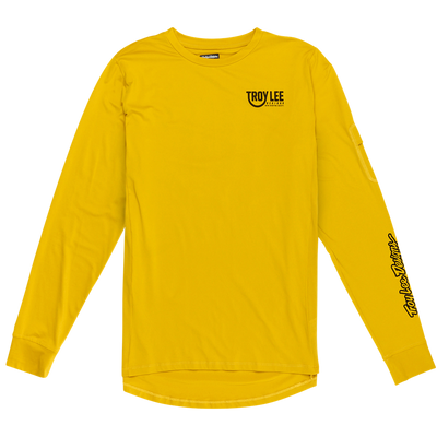 RUCKUS LONG SLEEVE RIDE TEE EYEZ SAFRON