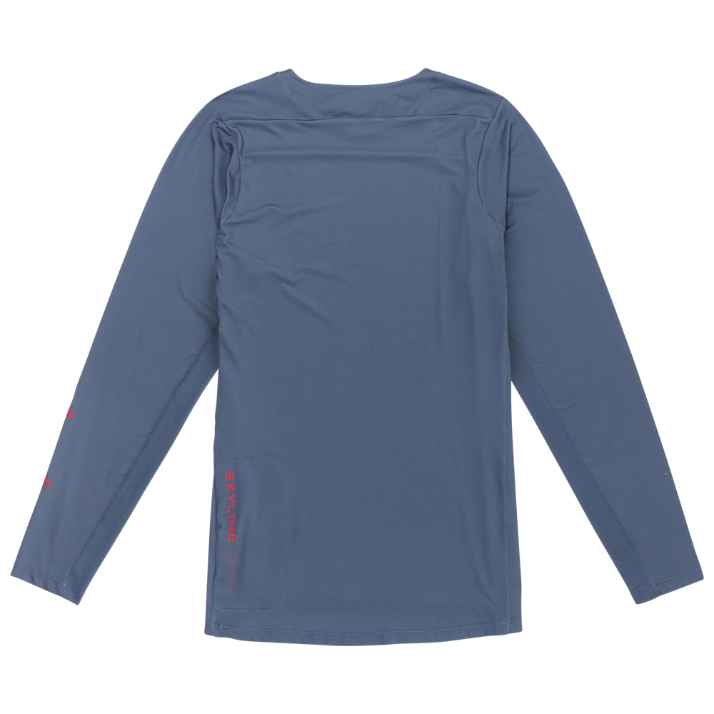 SKYLINE LS JERSEY MONO STEEL BLUE
