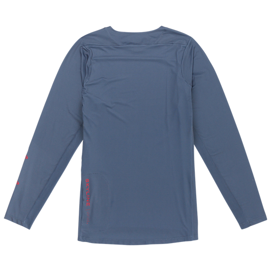 SKYLINE LS JERSEY MONO STEEL BLUE