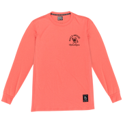 SKYLINE LONG SLEEVE RIDE TEE P&W MELON