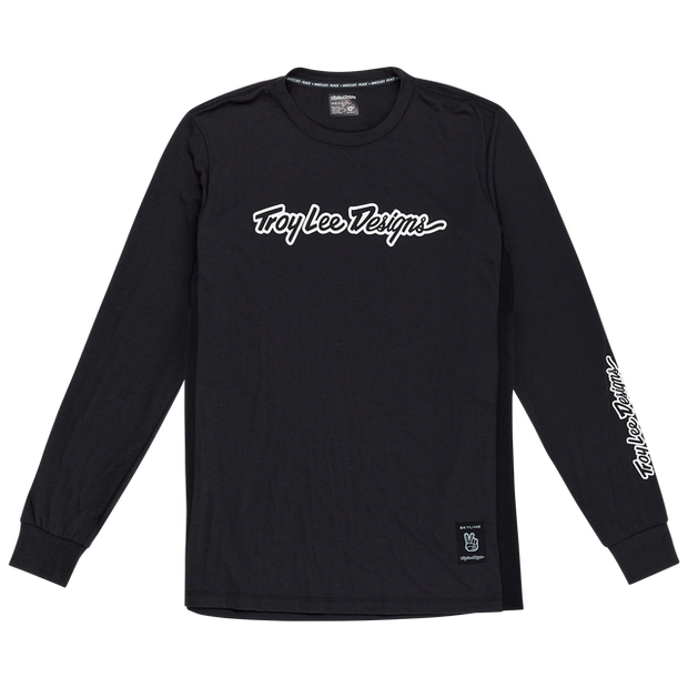 SKYLINE LONG SLEEVE RIDE TEE SIGNATURE BLACK