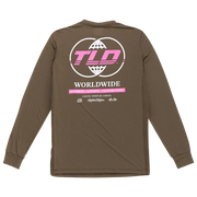 SKYLINE LONG SLEEVE RIDE TEE WORLDWIDE CAPER