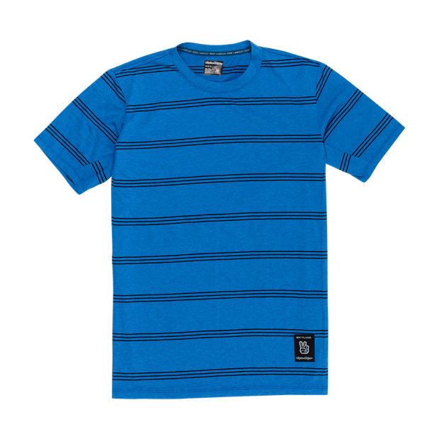 SKYLINE SHORT SLEEVE RIDE TEE WASHED OUT COBALT