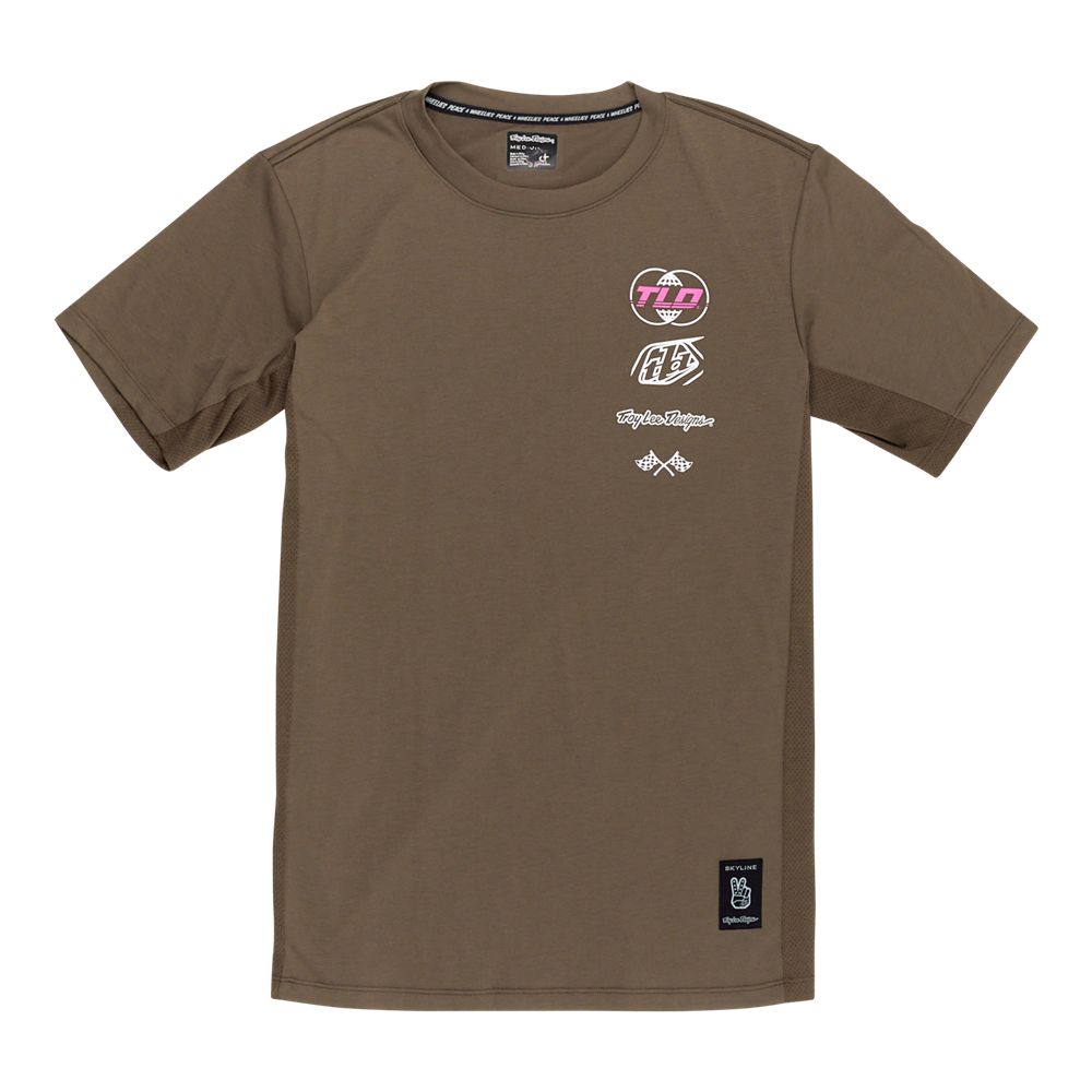 SKYLINE SHORT SLEEVE RIDE TEE WORLDWIDE CAPER