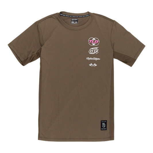 SKYLINE SHORT SLEEVE RIDE TEE WORLDWIDE CAPER