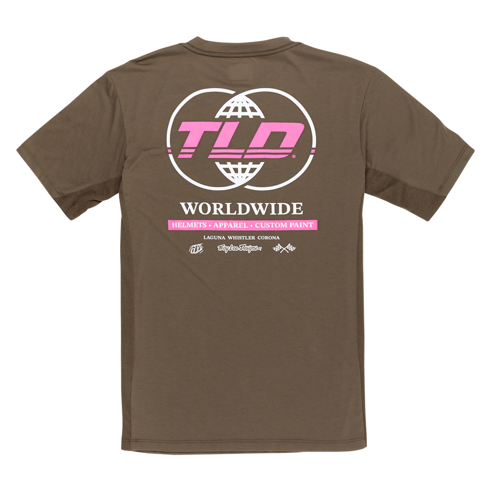 SKYLINE SHORT SLEEVE RIDE TEE WORLDWIDE CAPER