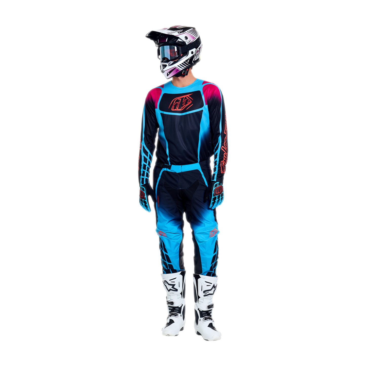 GP PRO JERSEY FRAMEWORK BLACK / CYAN