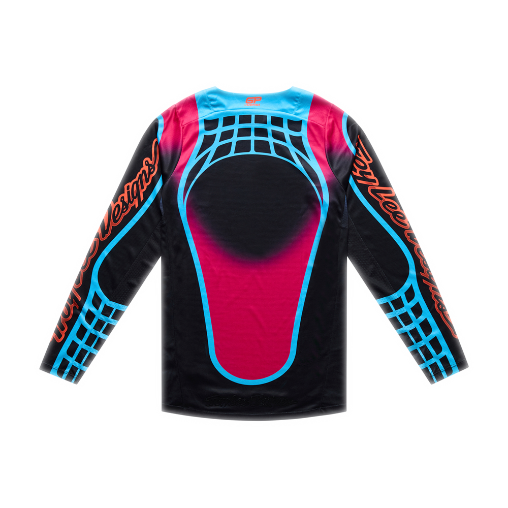 GP PRO JERSEY FRAMEWORK BLACK / CYAN