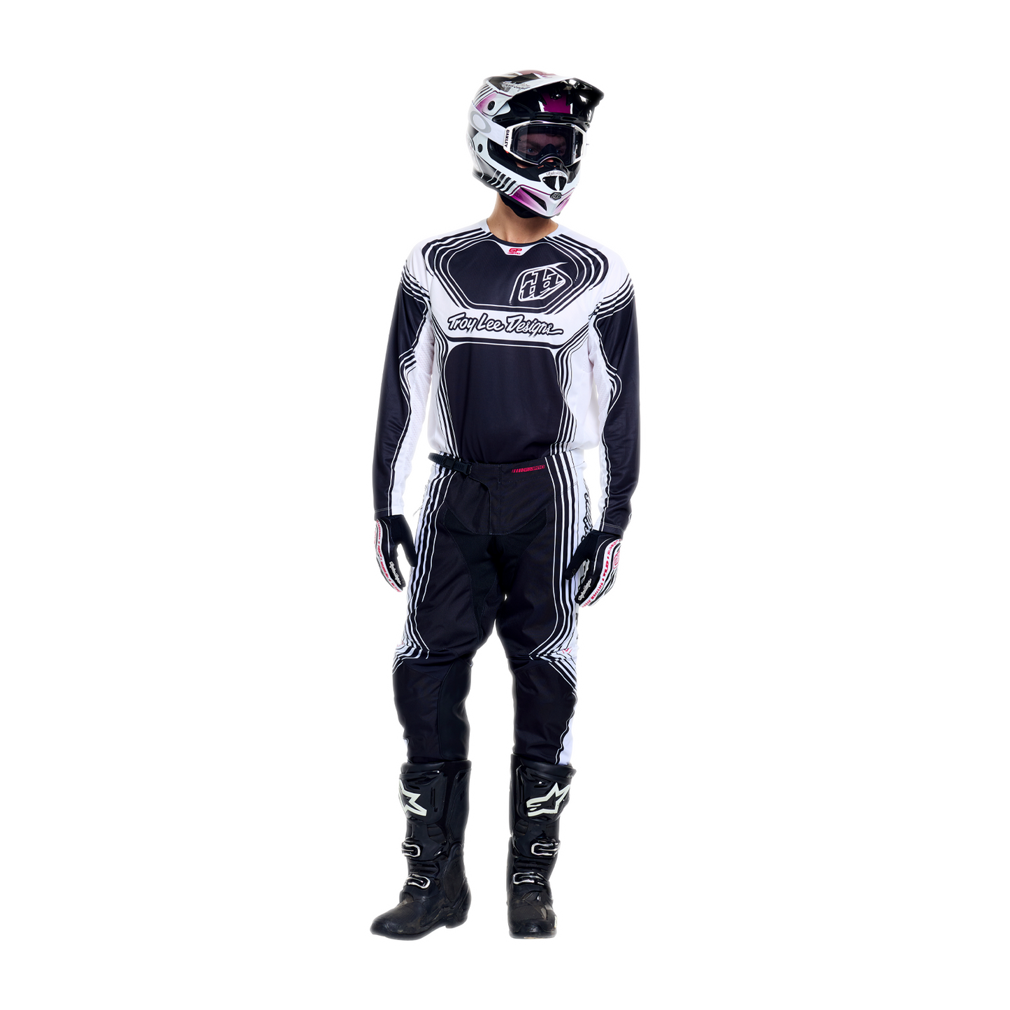 GP PRO JERSEY STREAMLINE BLACK / WHITE