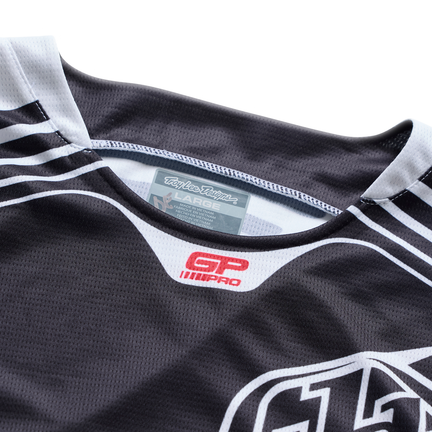 GP PRO JERSEY STREAMLINE BLACK / WHITE