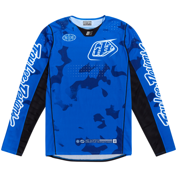 SE PRO JERSEY BLOTTED BRIGHT BLUE