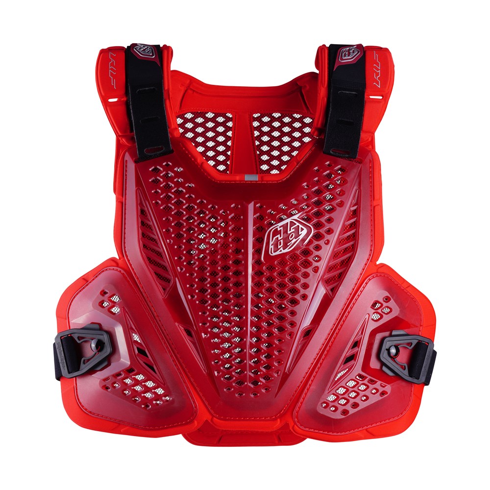 ROCKFIGHT PRO CHEST GUARD TRANSLUCENT RED