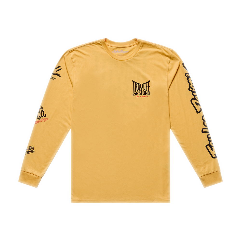 HANDLEBAR LONG SLEEVE TEE BLEACHED MELON