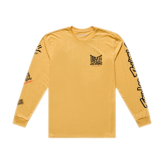 HANDLEBAR LONG SLEEVE TEE BLEACHED MELON