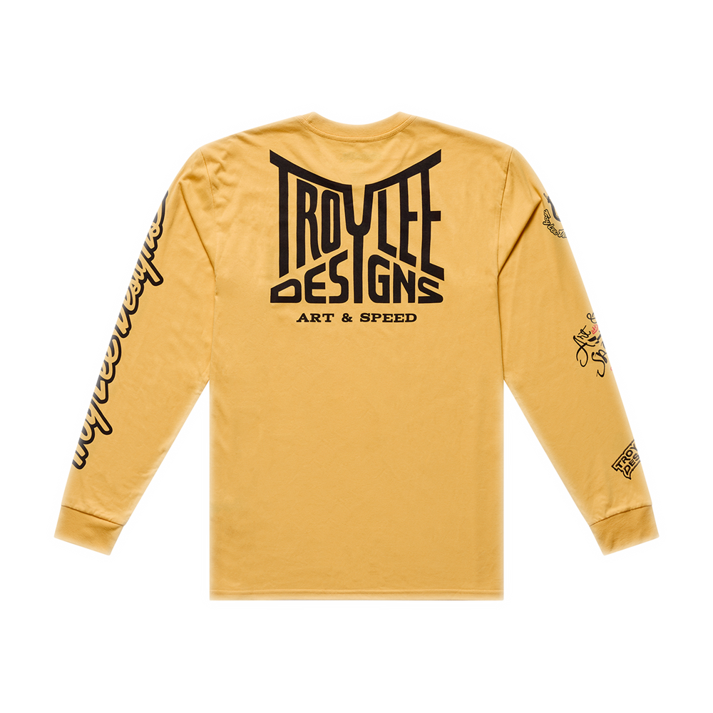 HANDLEBAR LONG SLEEVE TEE BLEACHED MELON