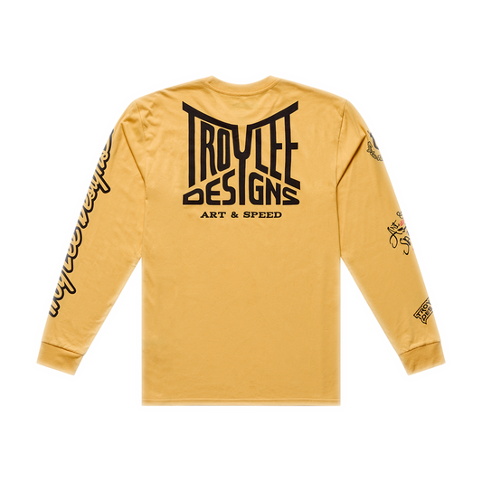 HANDLEBAR LONG SLEEVE TEE BLEACHED MELON