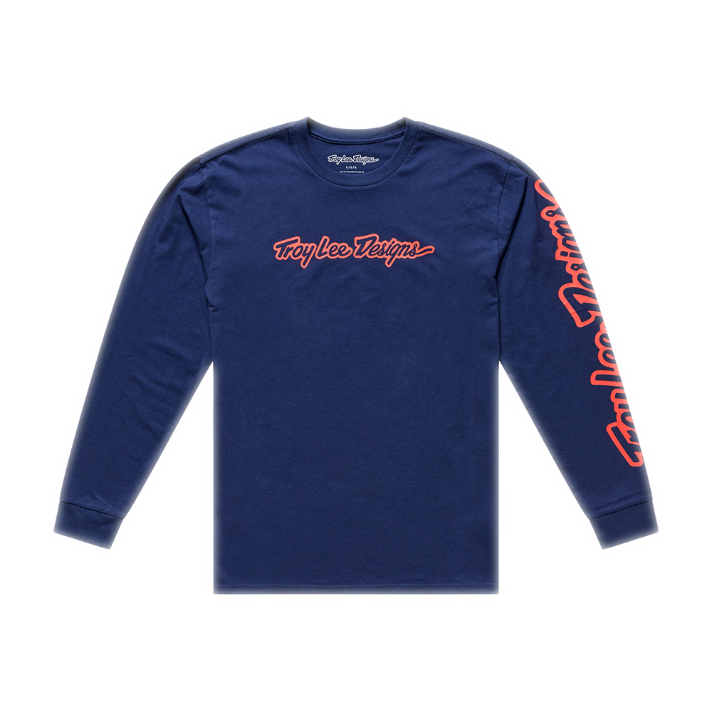 LONG SLEEVE TEE SIGNATURE NAVY