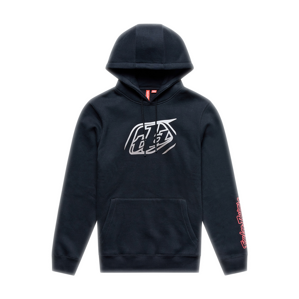 BADGE PULLOVER HOODIE BLACK / GRAY