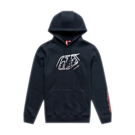 BADGE PULLOVER HOODIE BLACK / GRAY