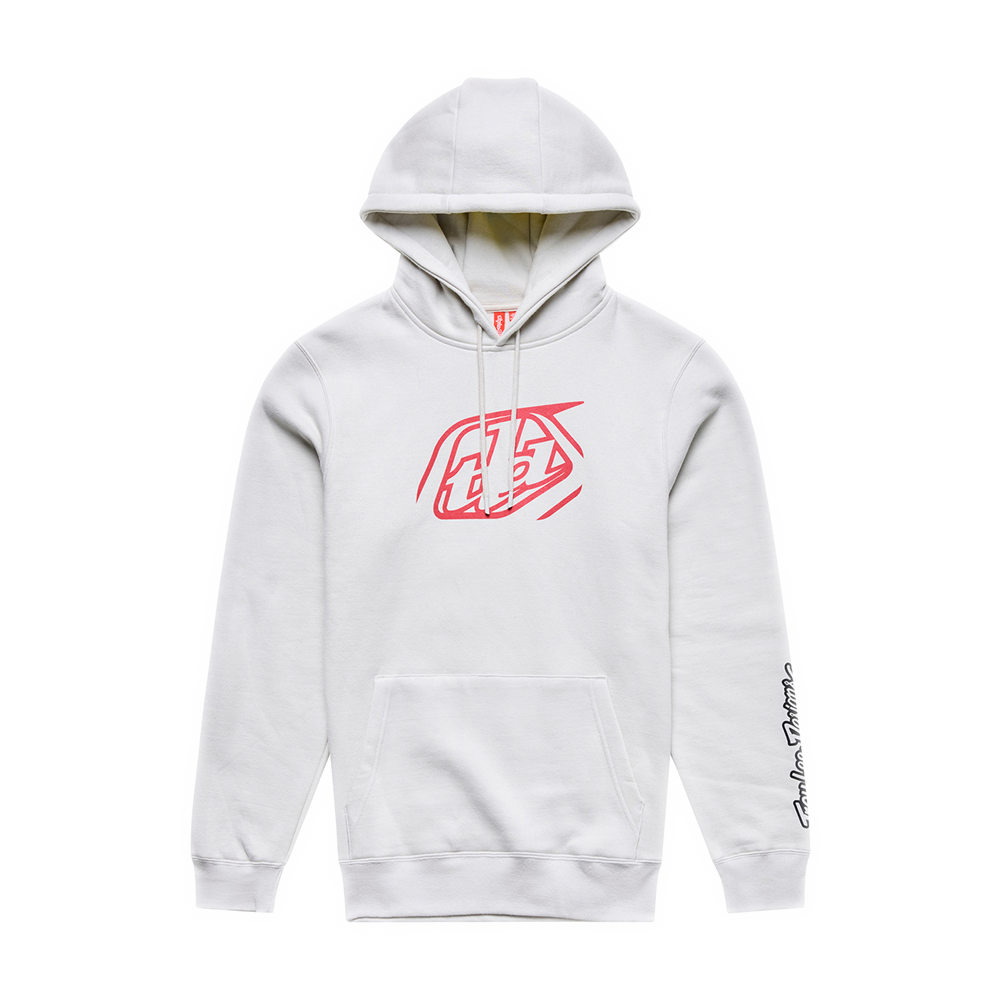 BADGE PULLOVER HOODIE PUMICE
