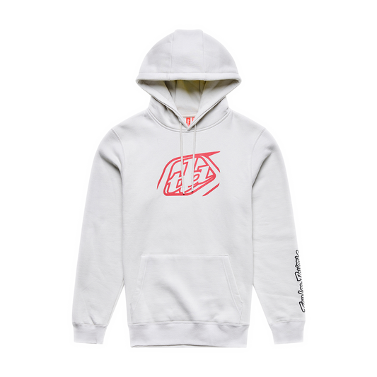 BADGE PULLOVER HOODIE PUMICE