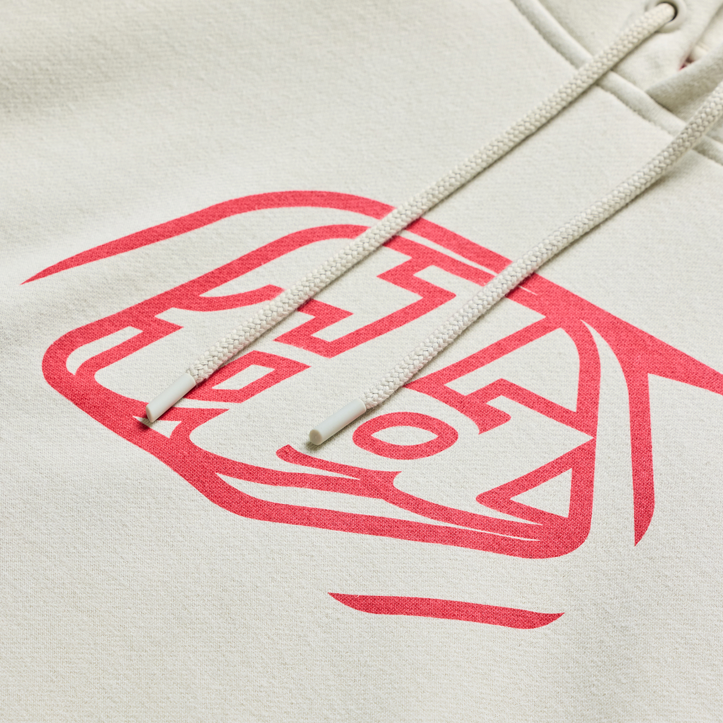 BADGE PULLOVER HOODIE PUMICE