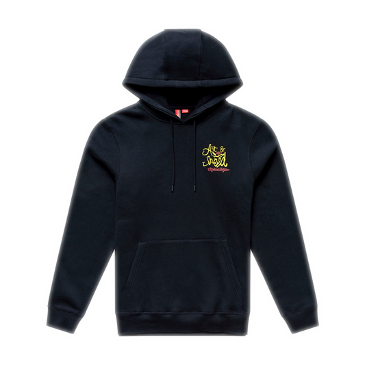 HERITAGE PULLOVER HOODIE BLACK