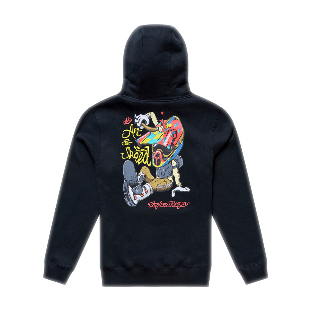 HERITAGE PULLOVER HOODIE BLACK