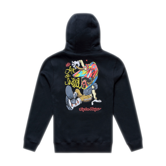 HERITAGE PULLOVER HOODIE BLACK