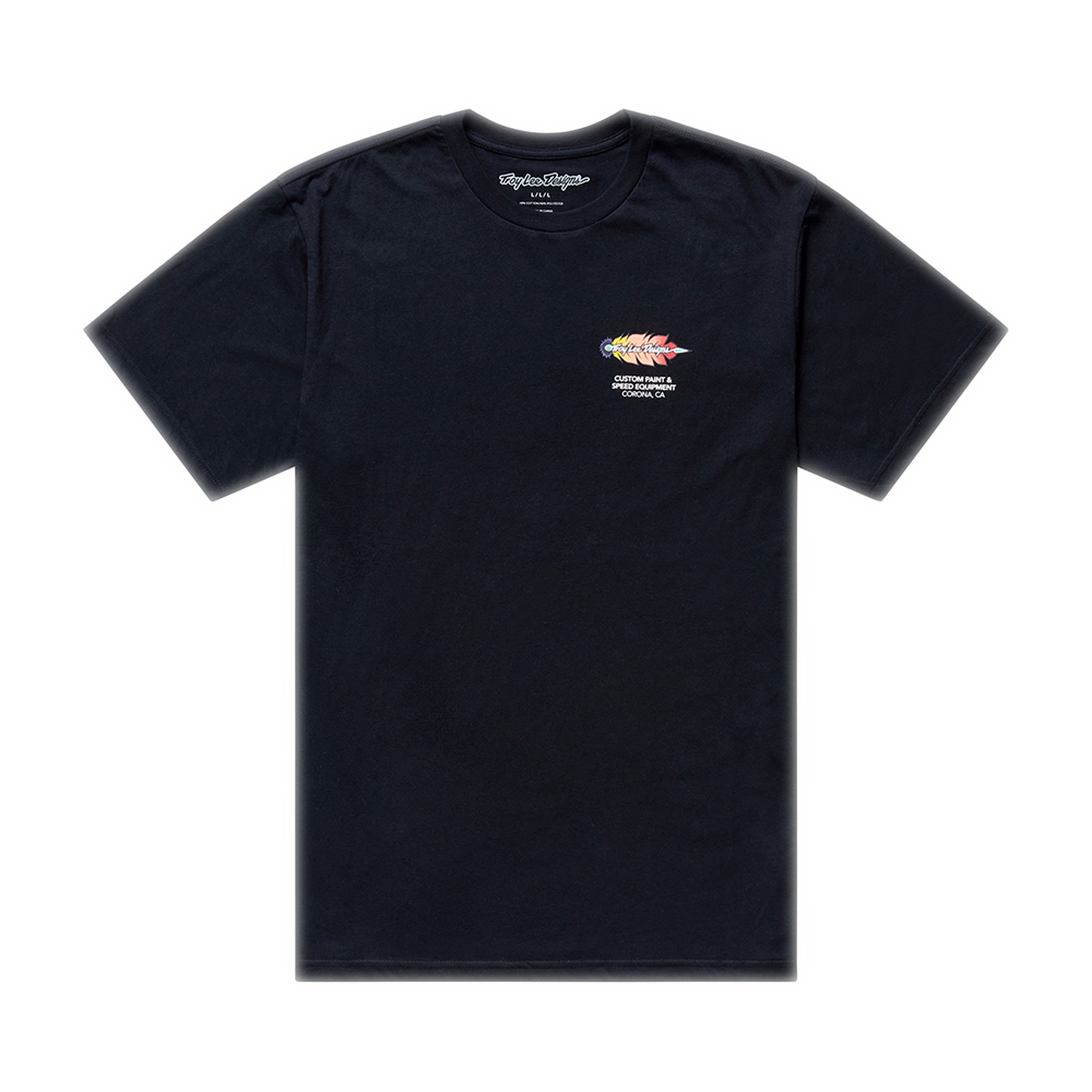 FEATHER SHORT SLEEVE TEE BLACK / BLACK