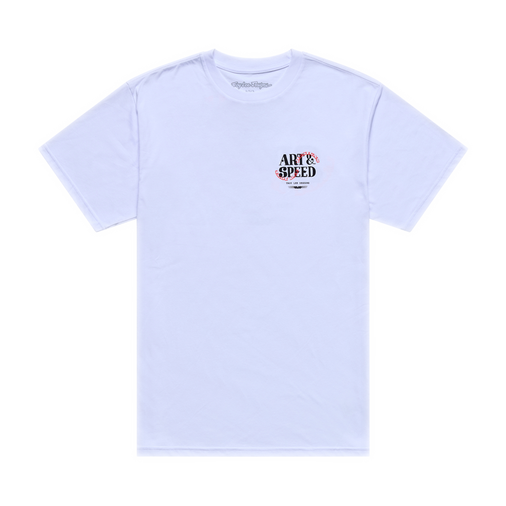 PINK SLIPS SHORT SLEEVE TEE WHITE