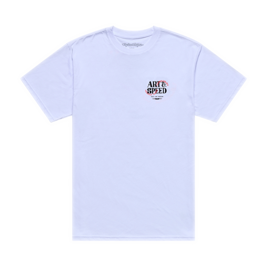 PINK SLIPS SHORT SLEEVE TEE WHITE