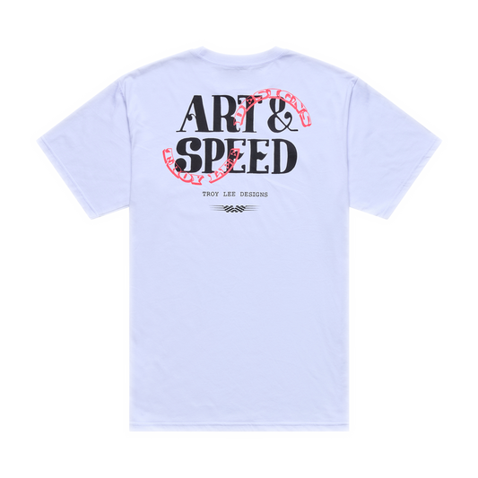 PINK SLIPS SHORT SLEEVE TEE WHITE