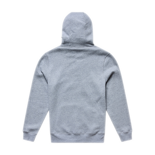 HAPPY DAYZ PULLOVER HOODIE GRAY HEATHER