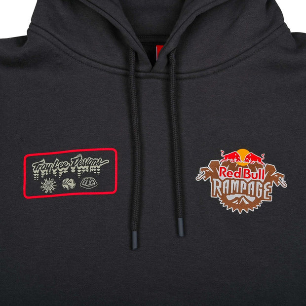 TROY LEE DESIGNS X REDBULL RAMPAGE ALTERED REALITY PULLOVER HOODIE COAL