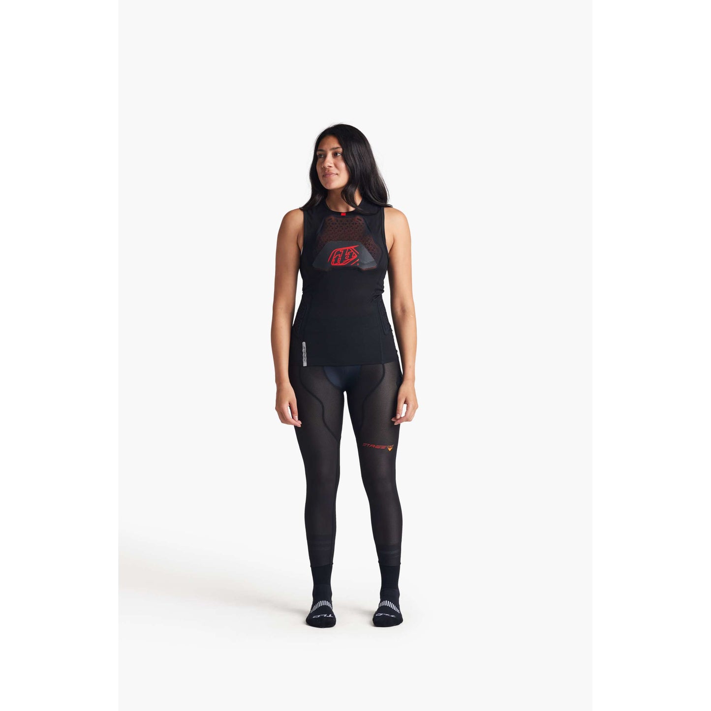 STAGE GHOST D30 VEST BASELAYER BLACK