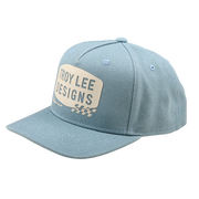 CURVED SNAPBACK HAT STAMP SMOKE BLUE