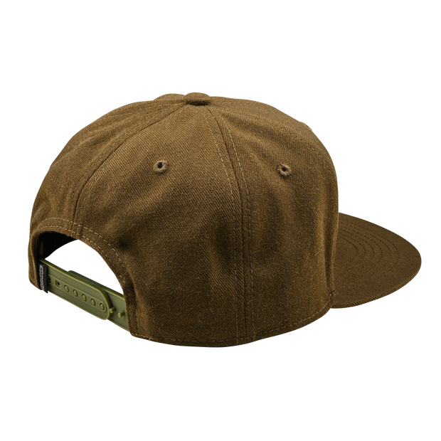 FLAT BILL SNAPBACK SCHOLAR OLIVE