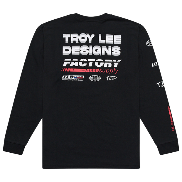 LONG SLEEVE TEE FACTORY BLACK