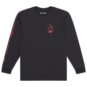 LONG SLEEVE TEE TORCHED CARBON